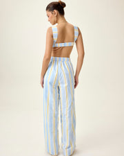 Lucia Ivy Crop to Blue